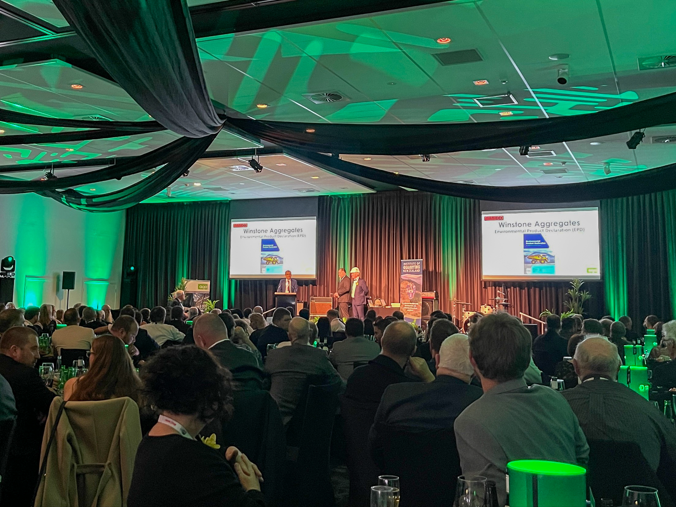 Ian Wallace Receiving Award